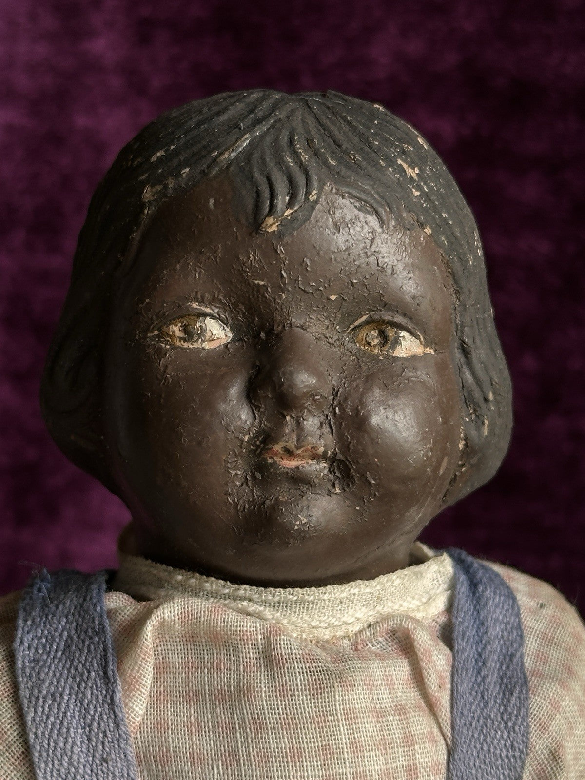 Antique American Horsman (?) Early Composition Dark Complexion Character Doll