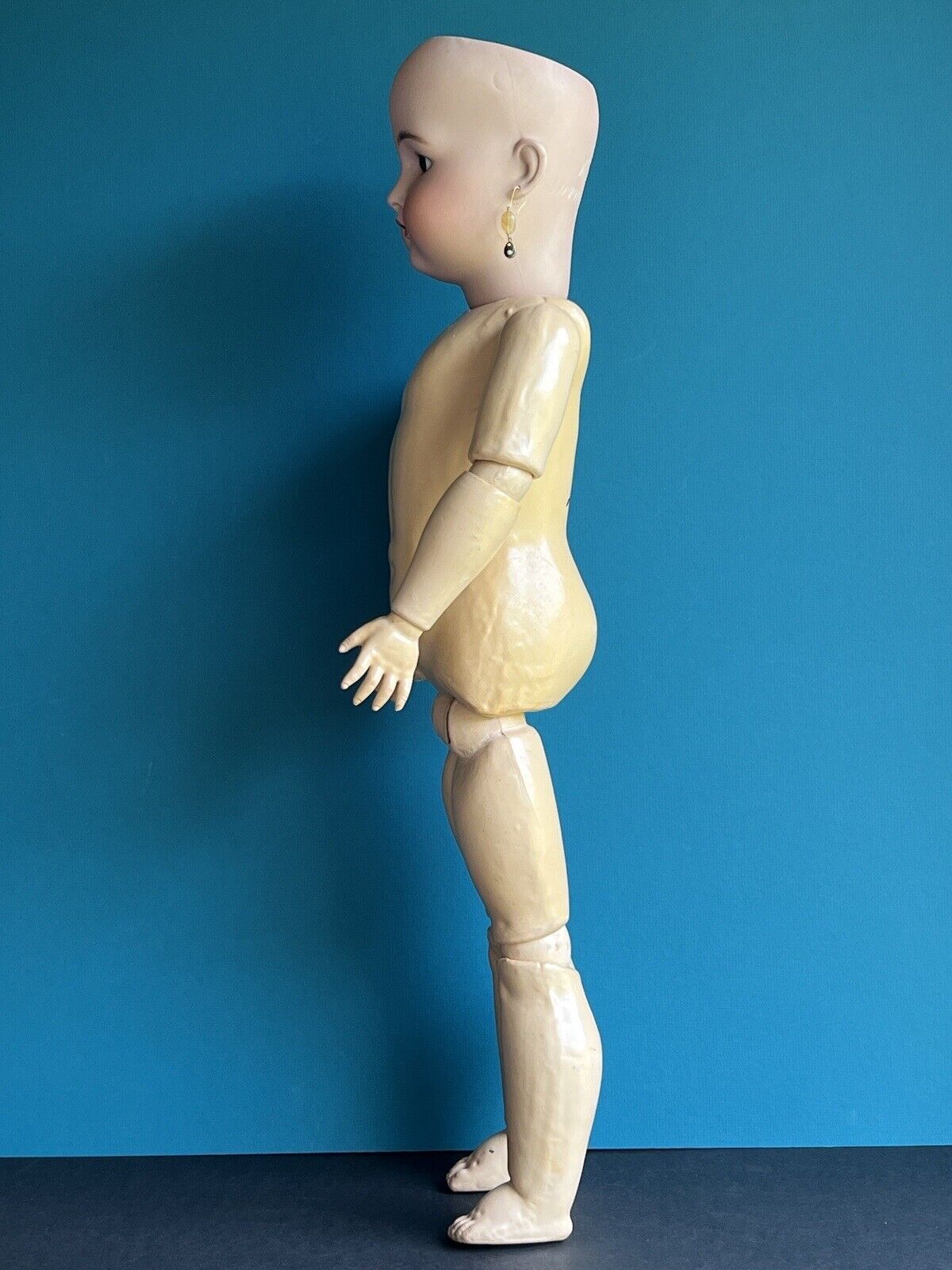 Antique German 28” Simon Halbig Kammer Reinhardt 76 Bisque Head Doll