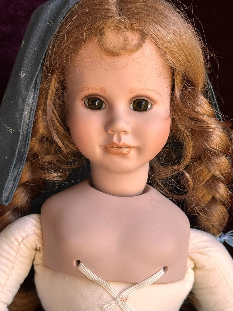 Collectible Porcelain 20" Linda Mason Originals Cristi Doll LE 50