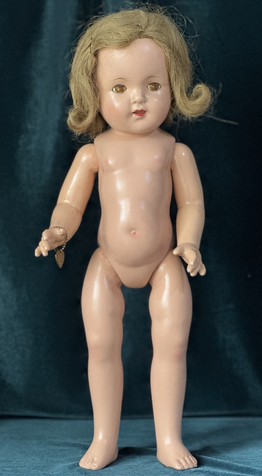 Rare Vintage 1930s Effanbee Composition Mary Ann Lovums 19” Doll Original Tag