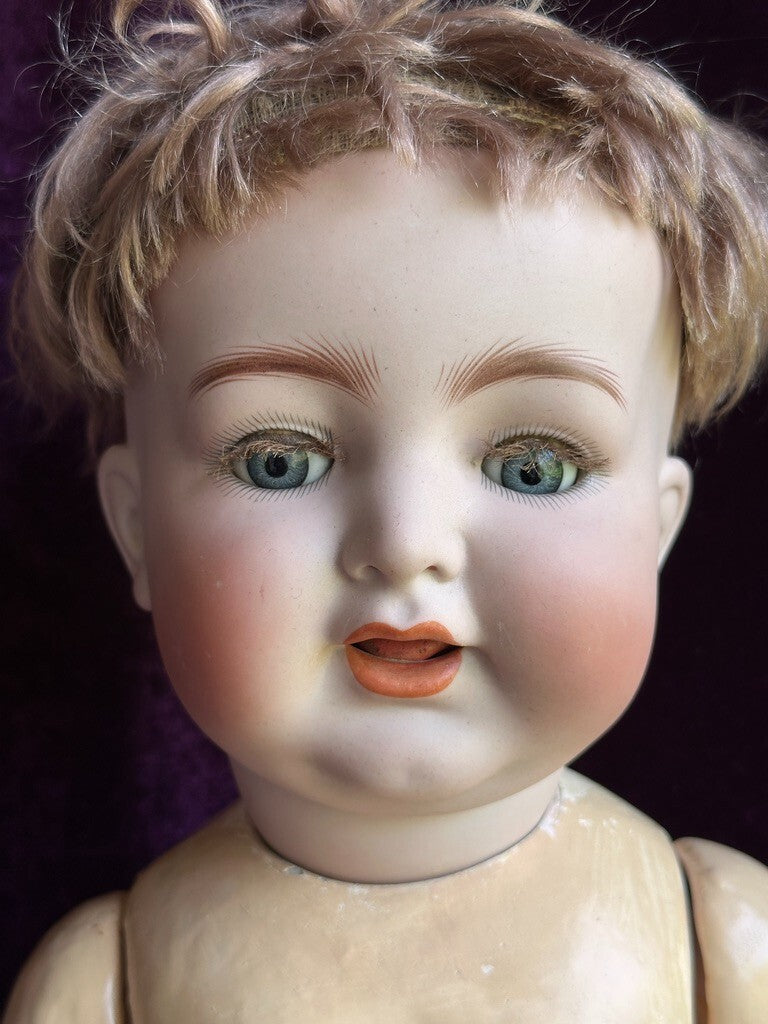Antique German 24" Simon & Halbig Kammer & Reinhardt 126 Bisque Head Baby Doll