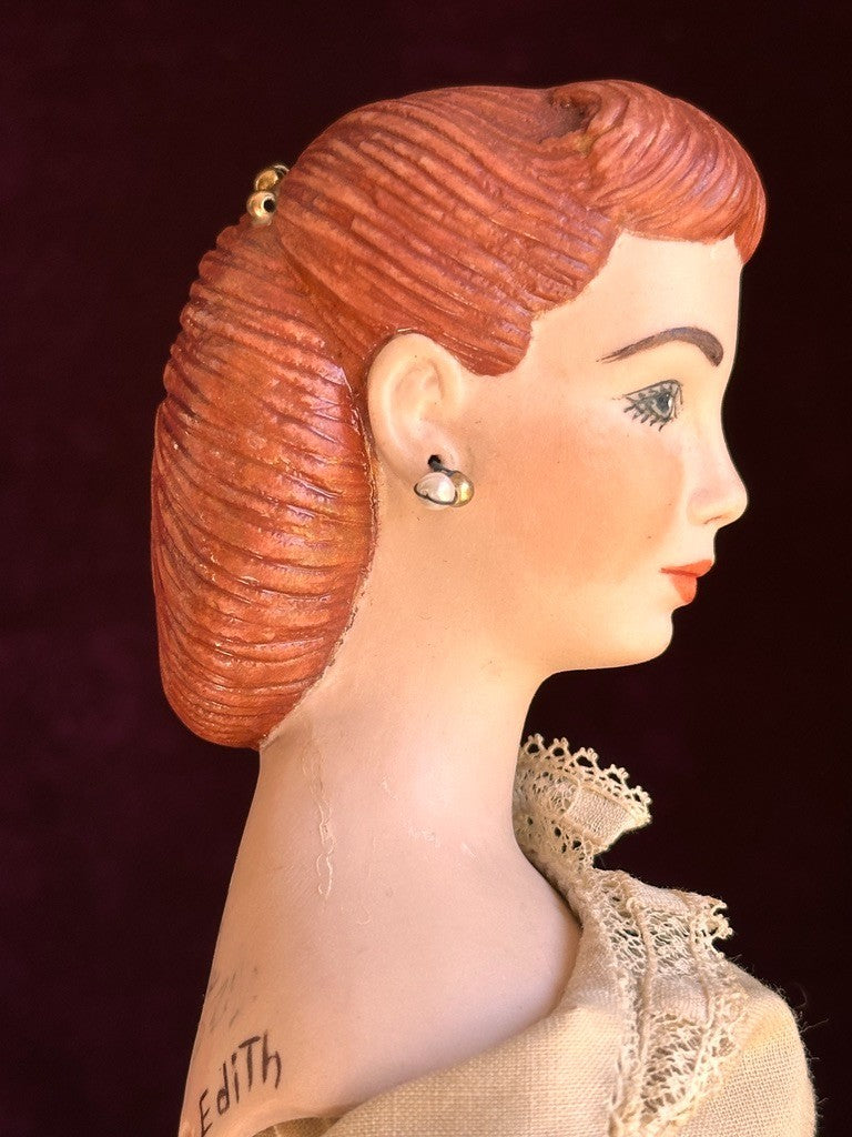 Vintage 1969 Original Artist Mold 14" Porcelain Cloth Doll