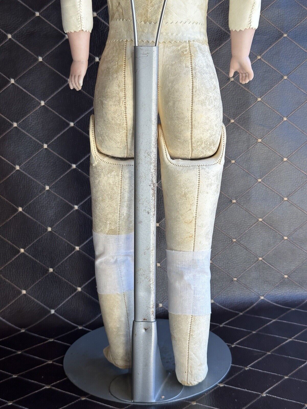 Large Antique German 27” Kestner Turned Bisque Shoulder Head Doll