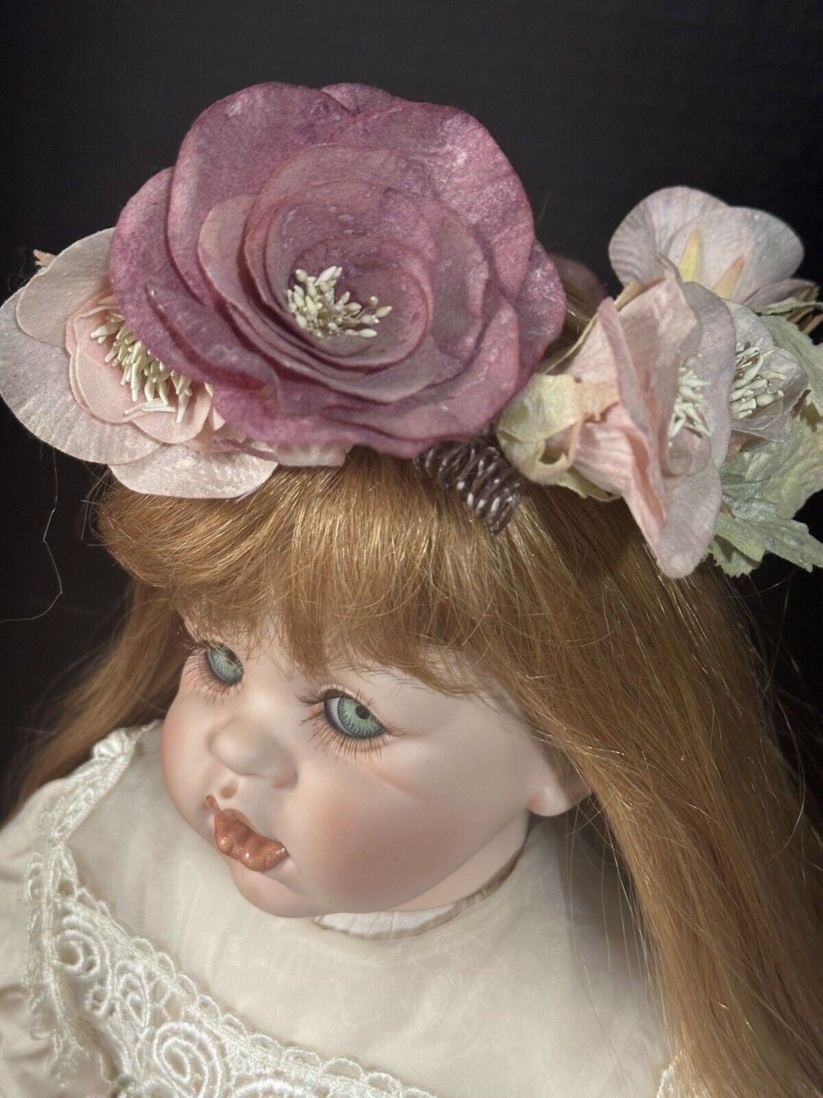 Collectible Porcelain 22” Doll “Arielle” by Fayzah Spanos LE 1000