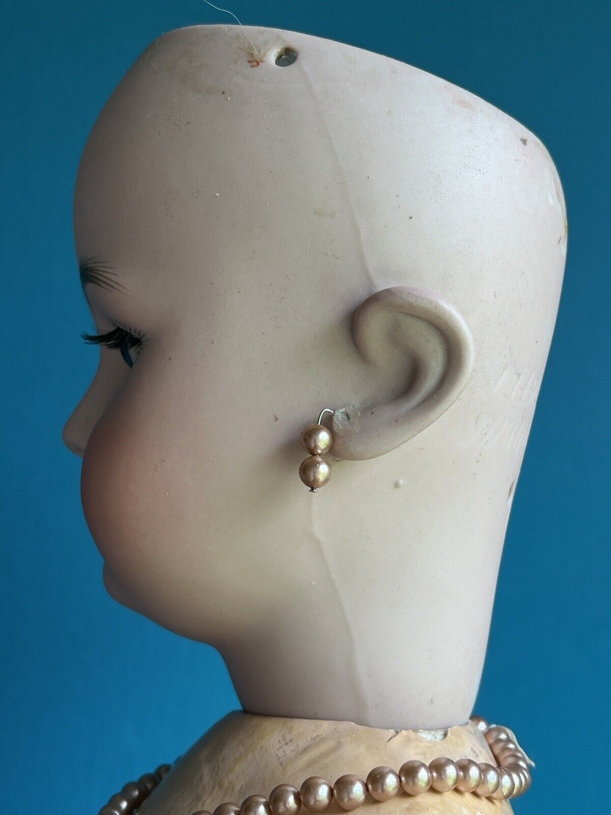 Antique German 26” Bergmann Simon Halbig Bisque Head Lady Doll