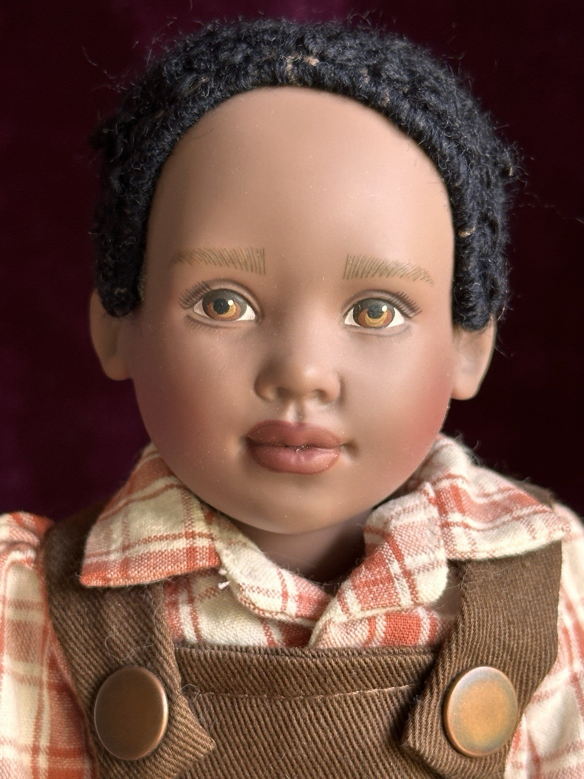 Collectible 12” Vinyl BJD Helen Kish Willy African American Boy Doll