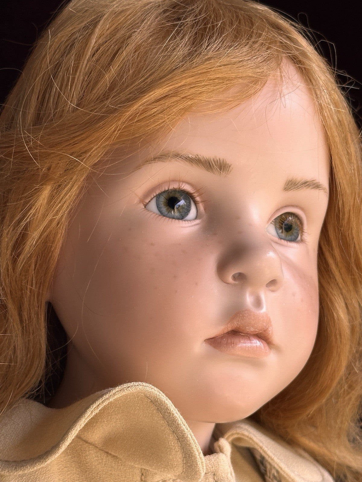 German 31” Hildegard Gunzel Wax Over Porcelain Imogene Doll NIB LE USA 25