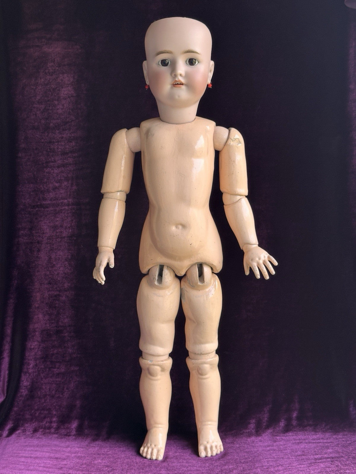 Large Antique German 29” Simon Halbig Heinrich Handwerck Bisque Head Doll