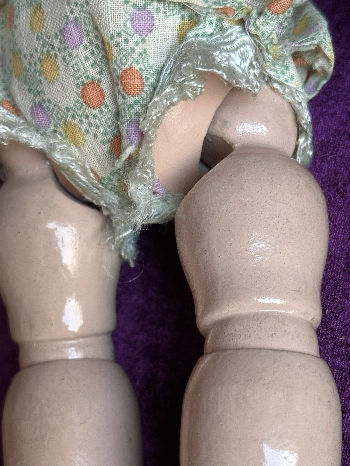 Vintage American 11” Joseph Kallus Cameo Composition Wood Joy Doll