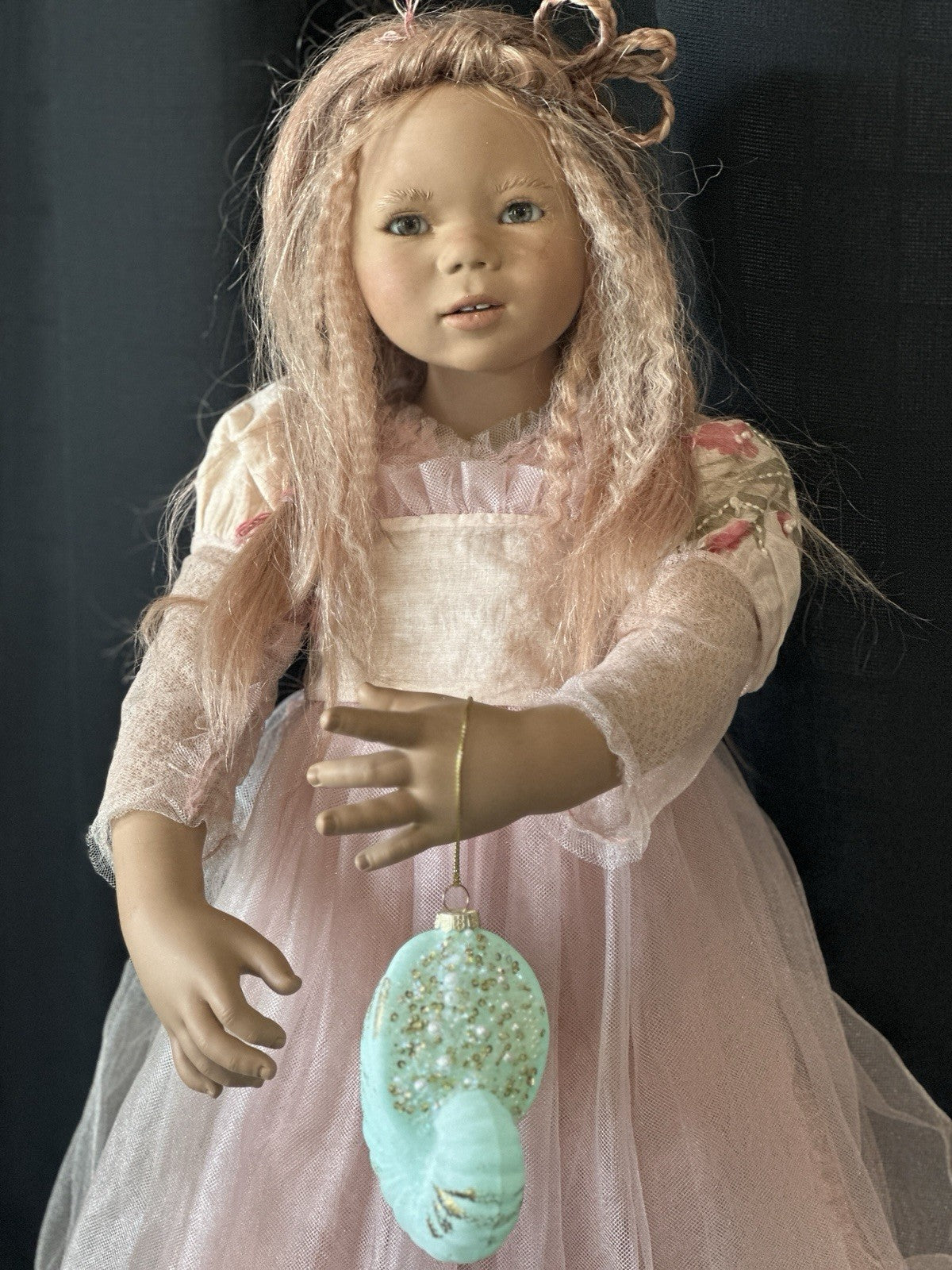 Collectible German Annette Himstedt Vinyl 31” Doll “Efli” Atlantis Series LE 377