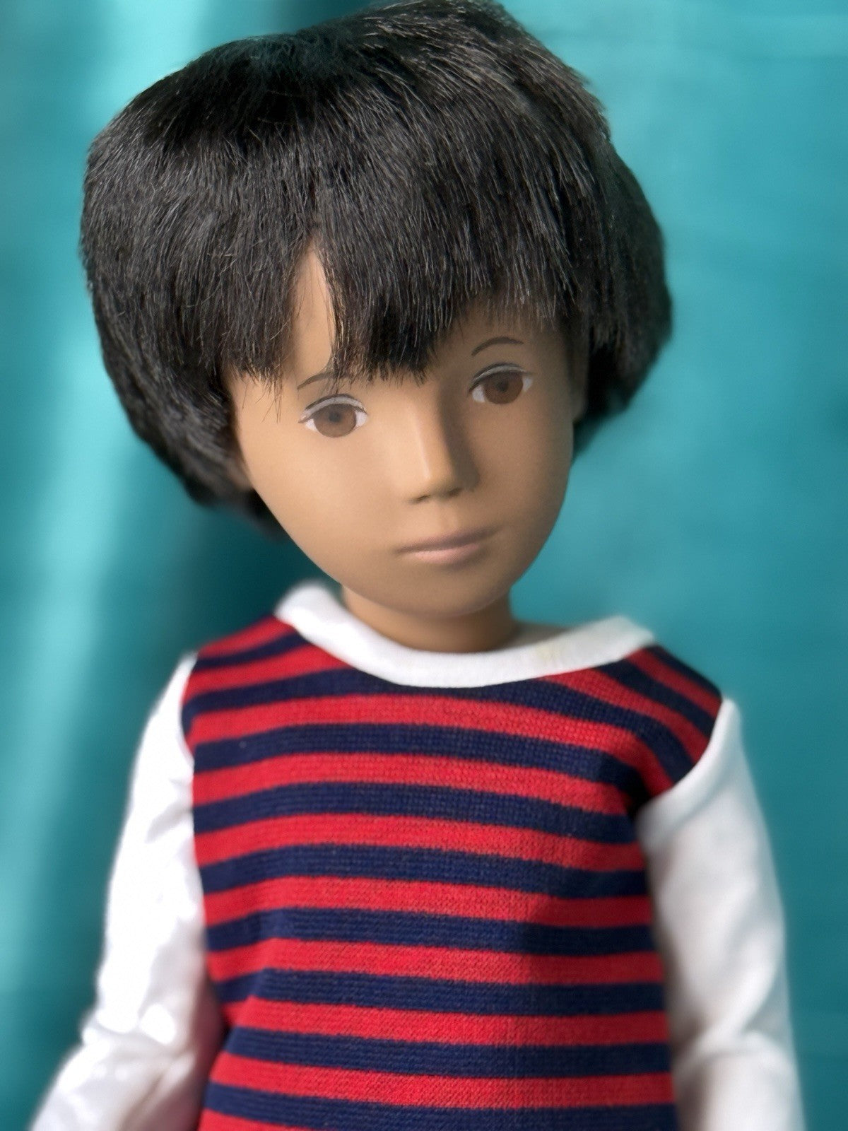 Collectible England Vinyl Sasha 303 Gregor Dark Sport Boy Doll with Box