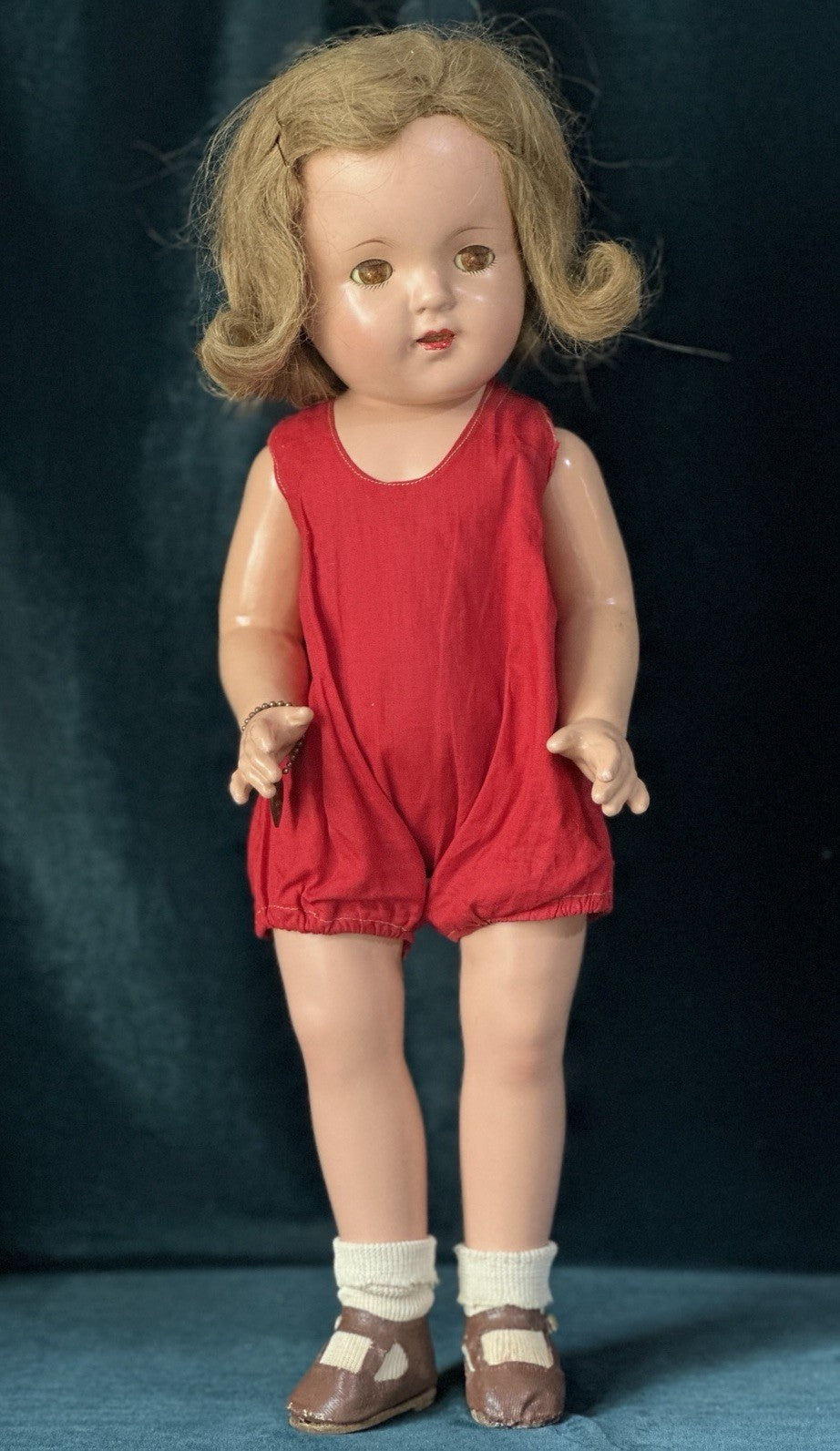 Rare Vintage 1930s Effanbee Composition Mary Ann Lovums 19” Doll Original Tag