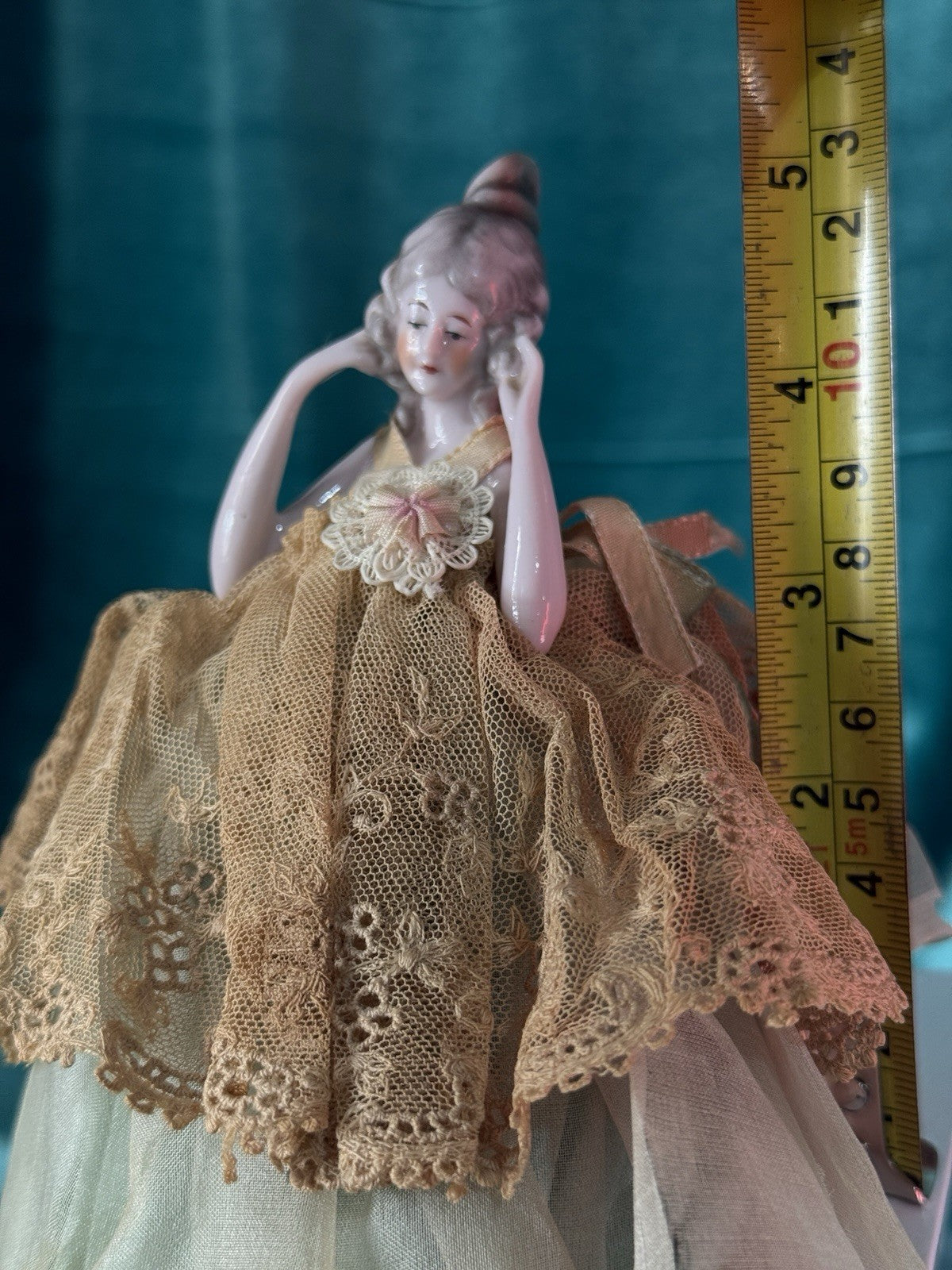 Antique German Pin Cushion Half Doll