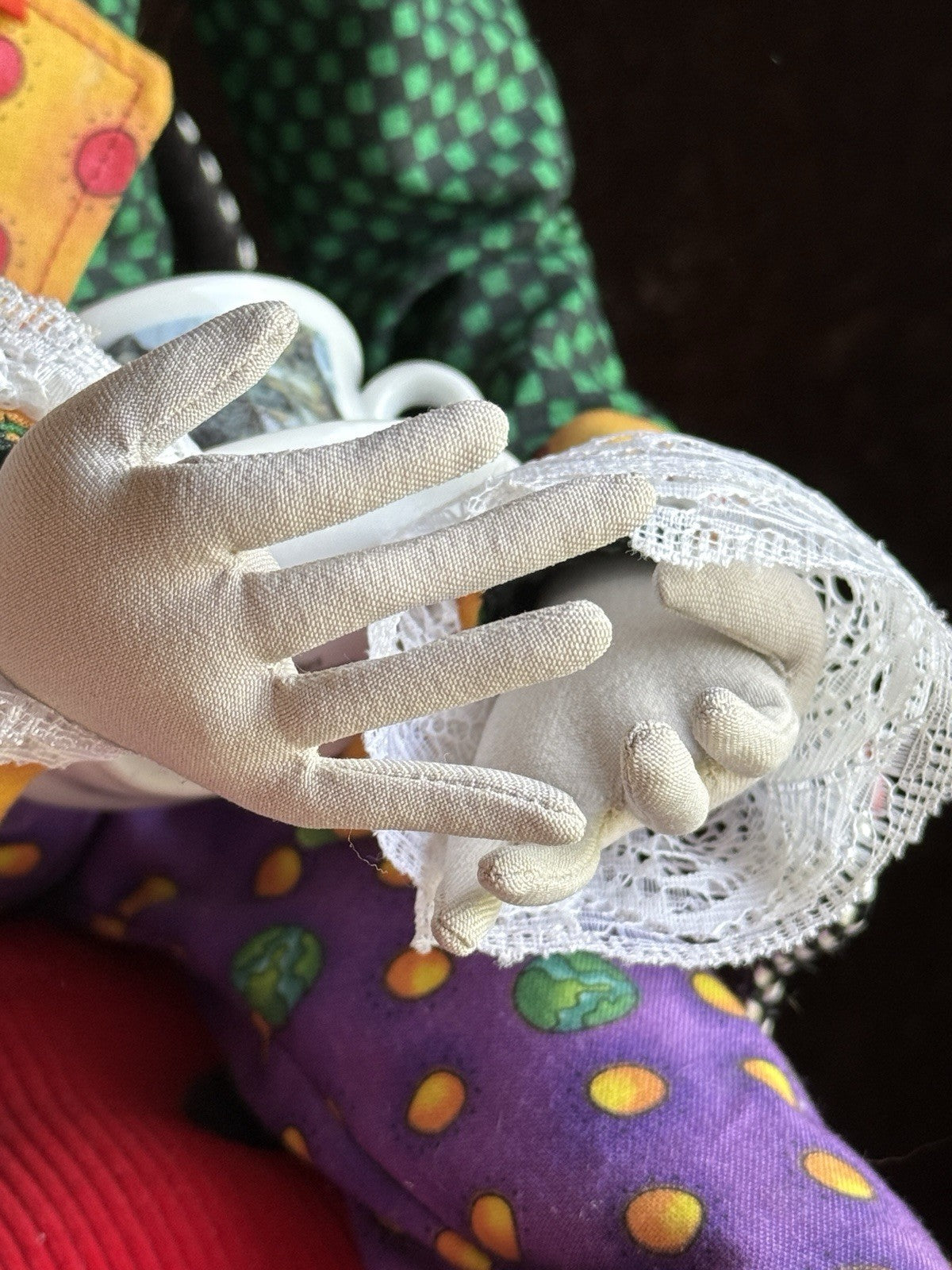 OOAK 20.75” The Mad Hatter Alice In Wonderland Cloth Artist Made Character Doll