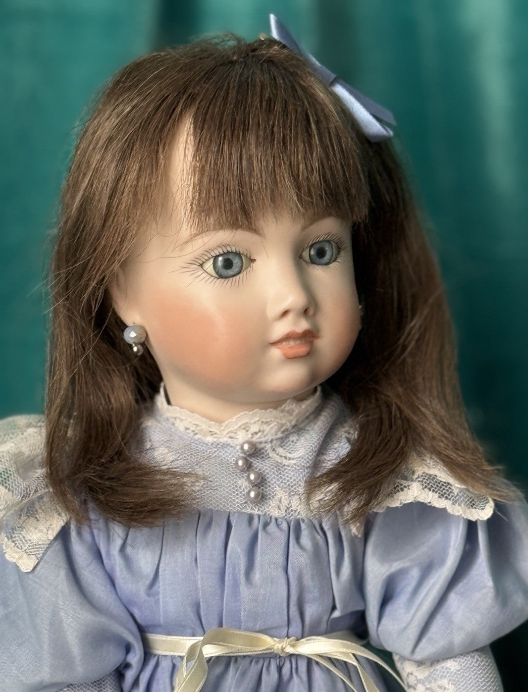Vintage Reproduction of Antique French Andre Thuillier A.11.T. 19” Doll