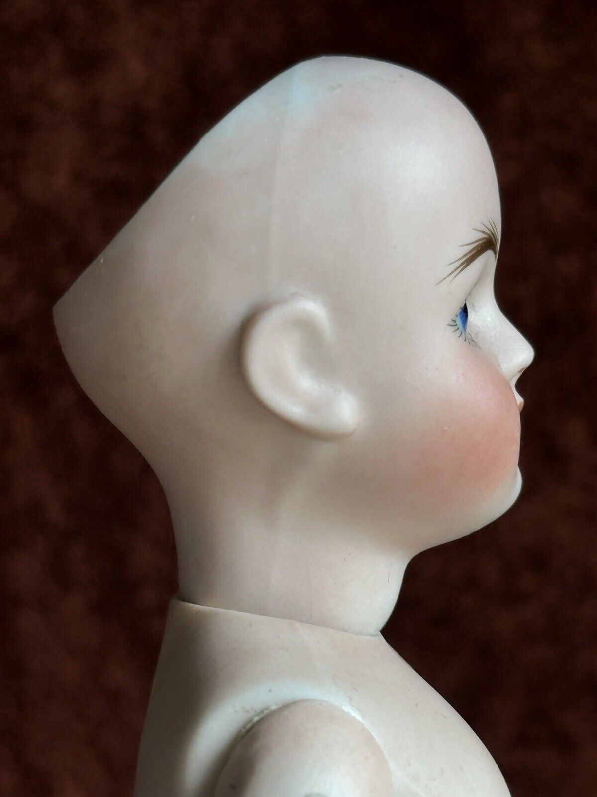 Antique German 8” All Bisque Gebruder Kuhnlenz (?) 49-12 Mignonette Doll