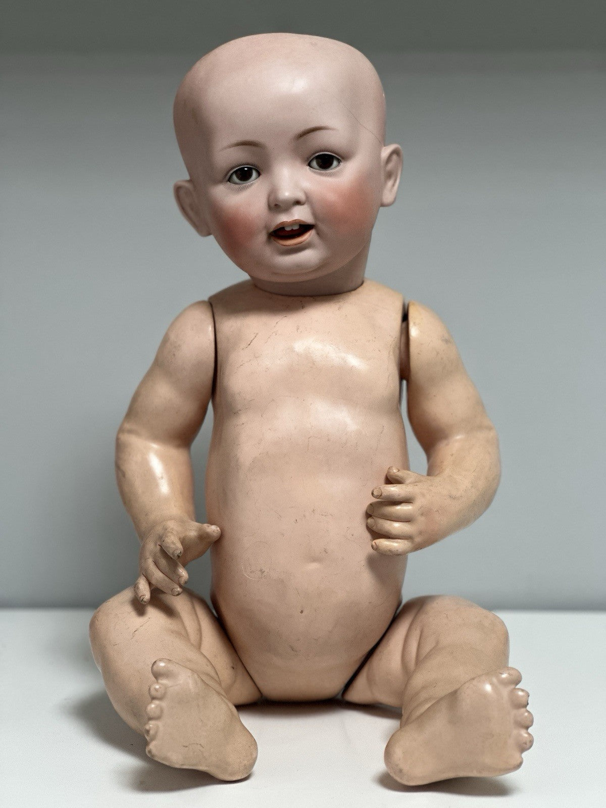 Large 23” Antique JDK Kestner 226 Bisque Baby Doll Composition Body