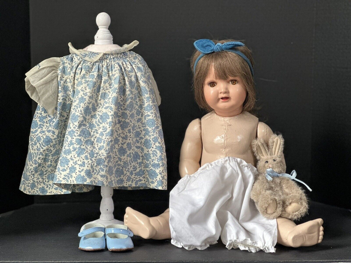 Antique German KWG (Keramische Werke Gräfenhain) 21” Doll Mold 133/2