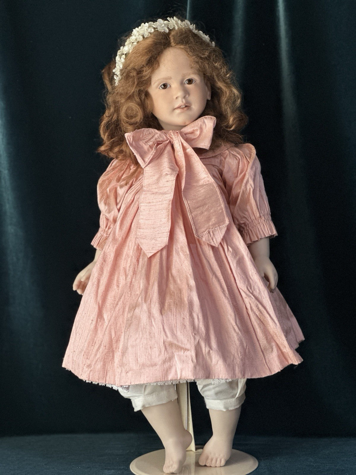 Collectible Artist 22” Porcelain Doll “Pauline” by Ruth Treffeisen LE 100 COA