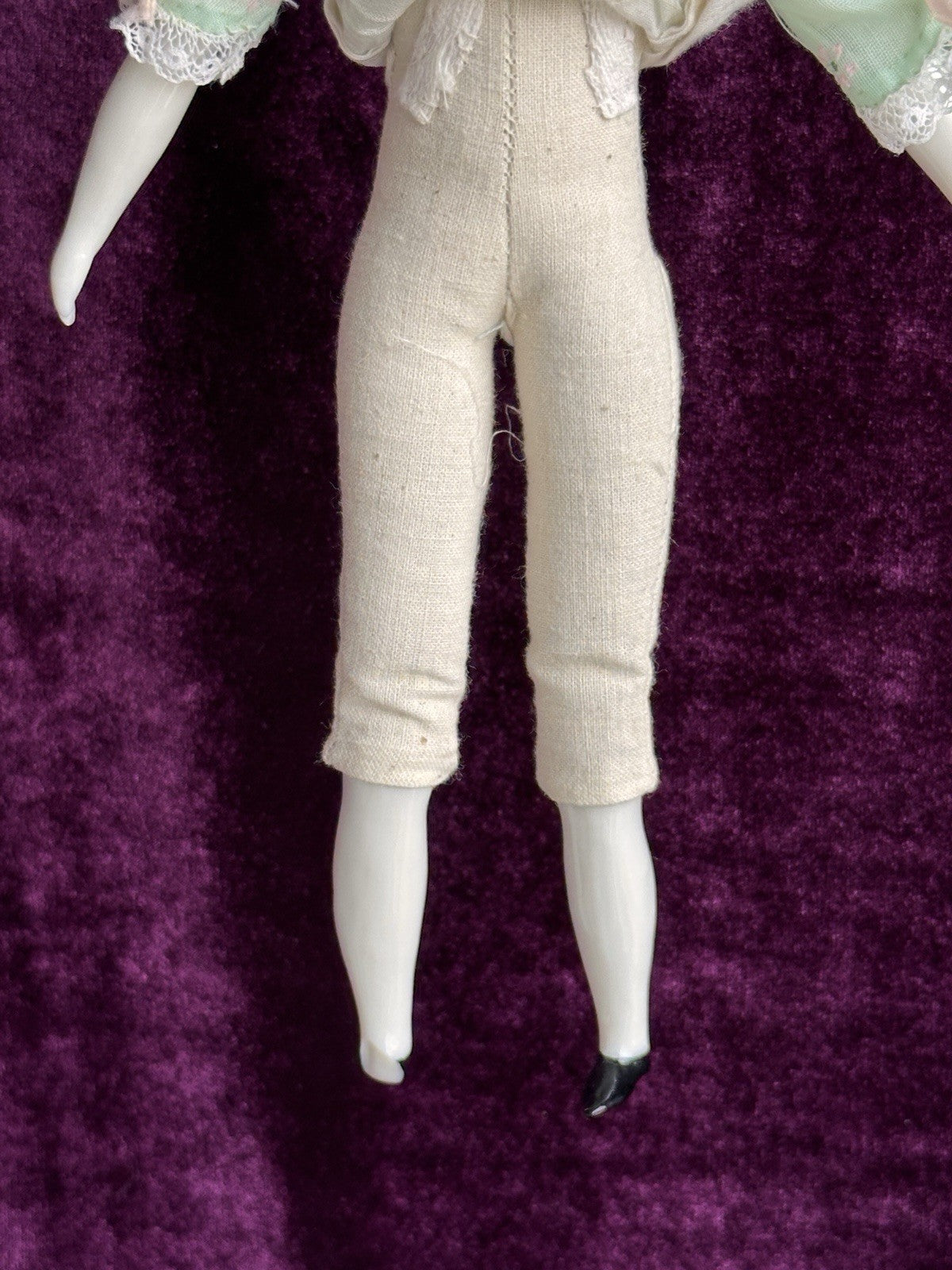 Vintage Petite 9.5” Reproduction of Antique German Lydia China Doll