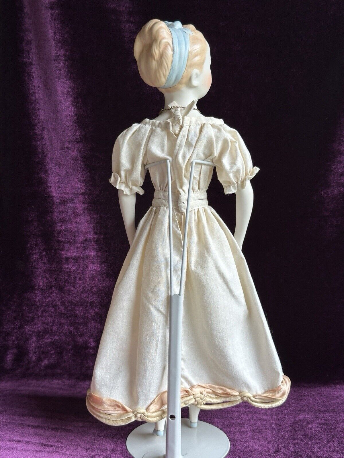 Vintage 18” Artist Signed Pinkie Character Parian China Doll