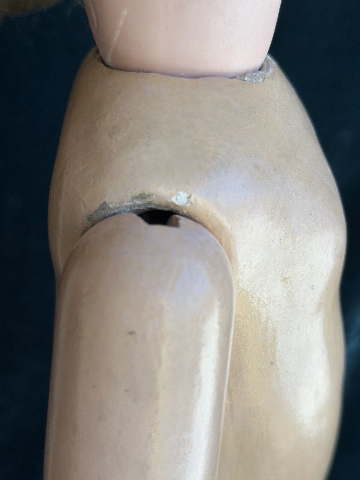 Antique German 22” Adolf Wislizenus Special Bisque Head Doll Walker Body