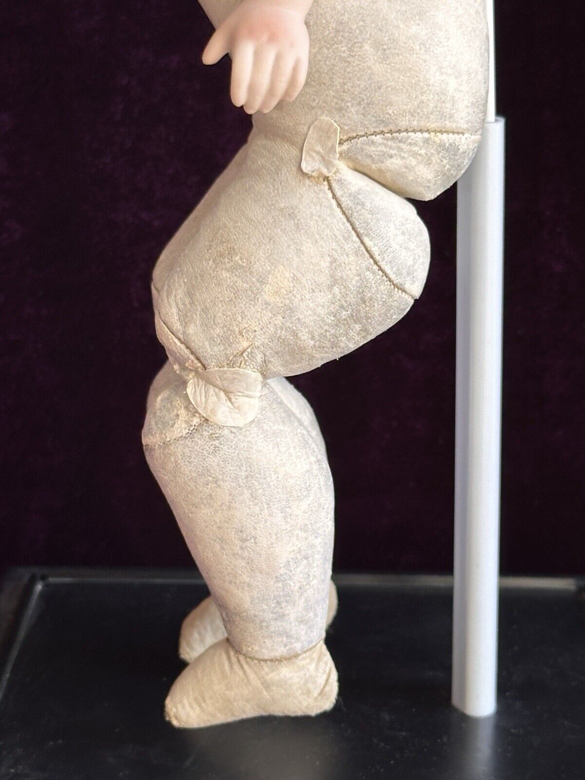 Rare Antique German 16” Early Kestner 9 Closed Mouth Swivel Neck Bisque Doll