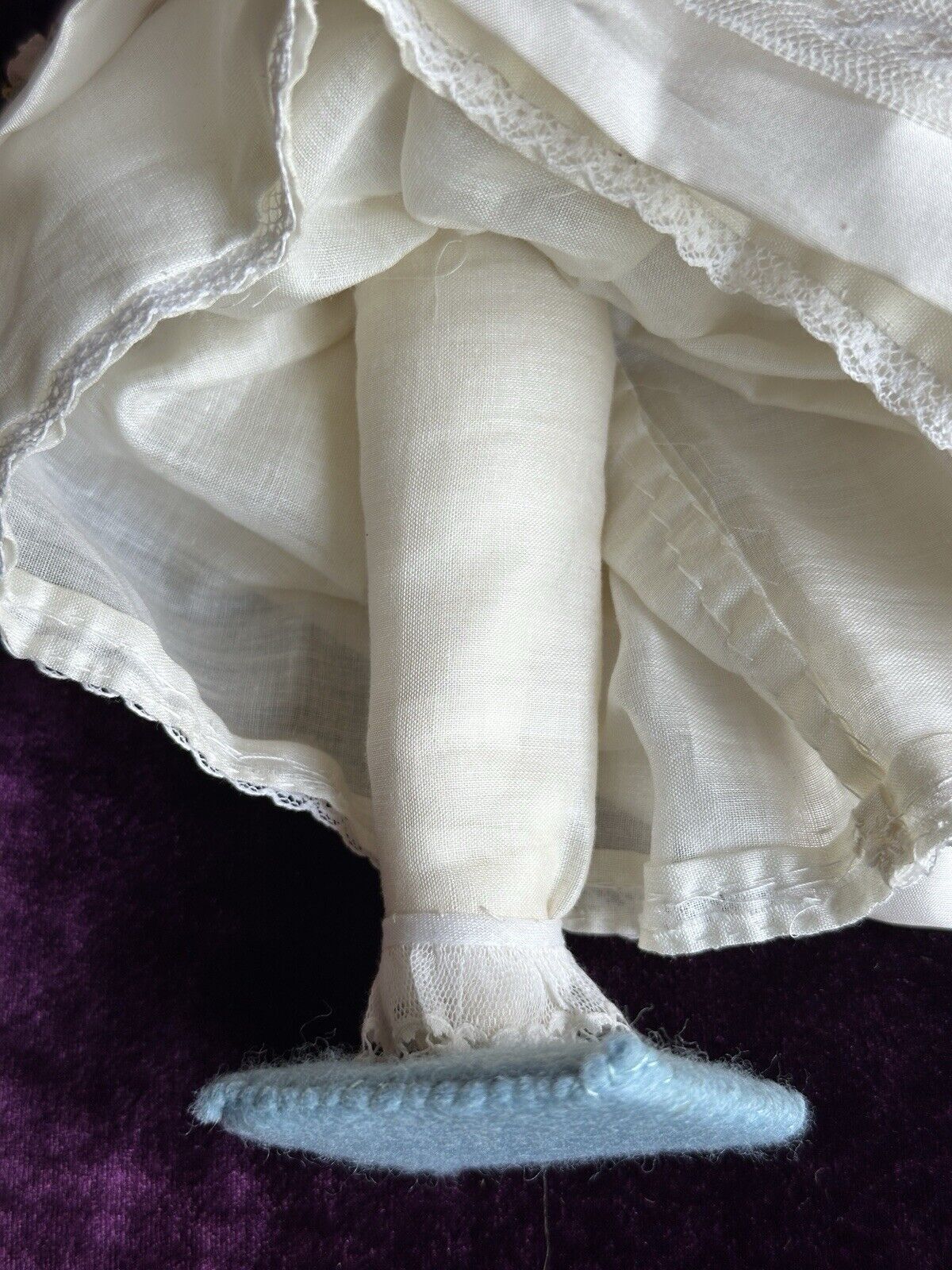 Vintage German 8” Marguerite Uebel German Wax Cloth Doll