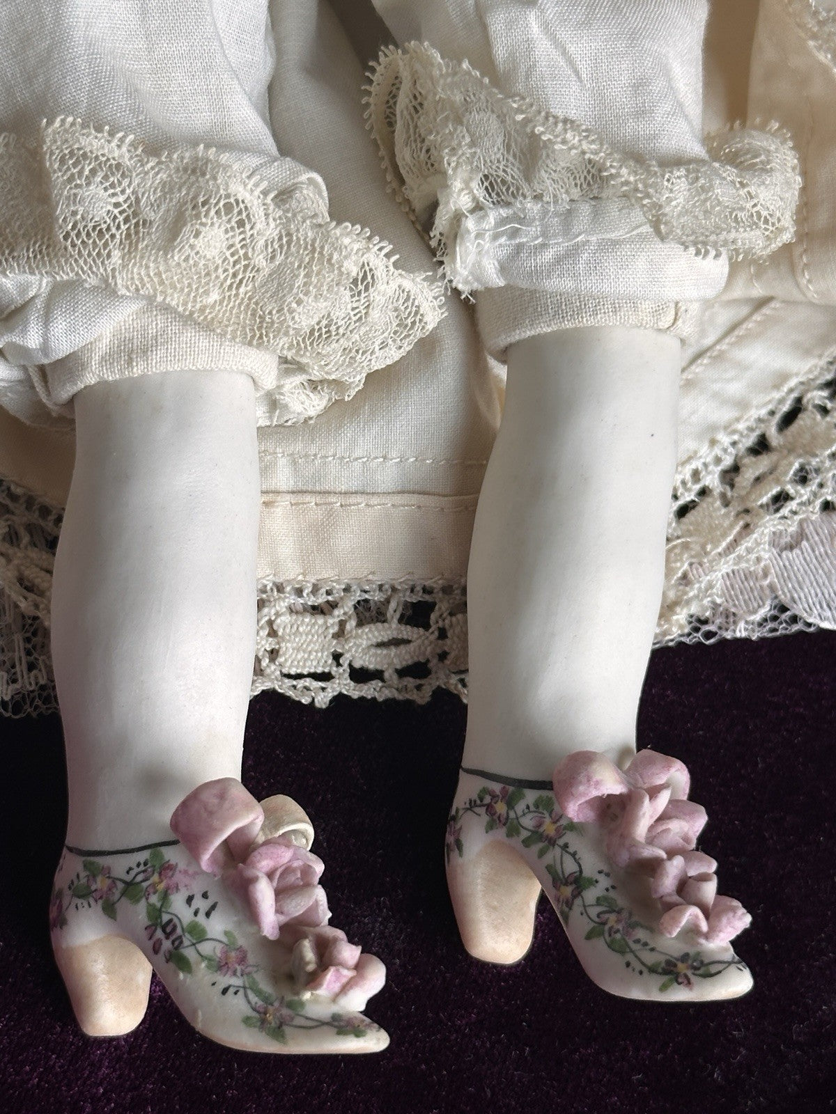Vintage Porcelain 15” Parian Style Victorian Doll