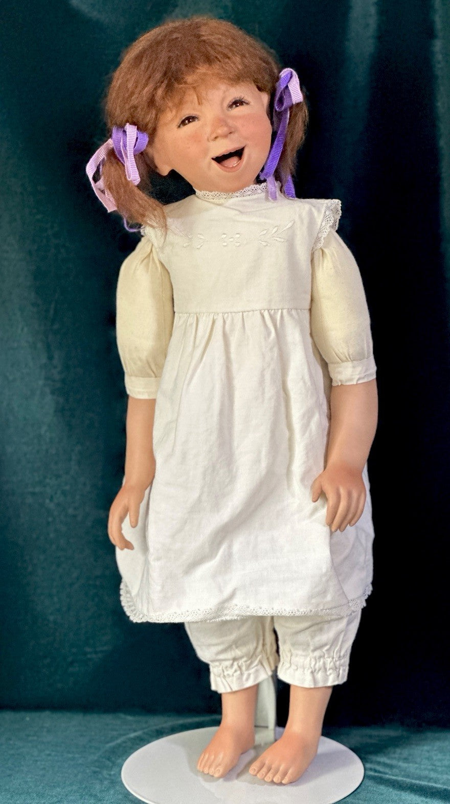 Artist Signed German Original Porcelain 24” Doll By Grossle-Schmidt LE 20