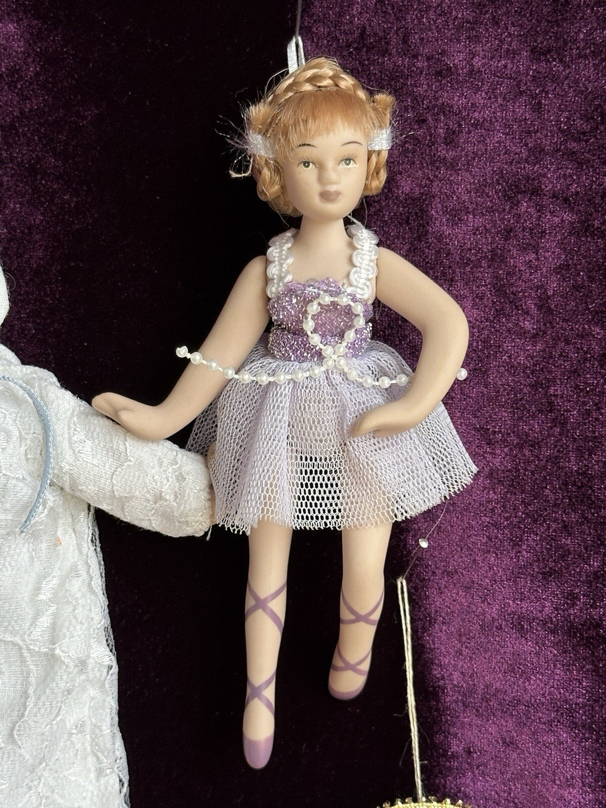 Lot of 10 Christmas Tree Decoration Ornament Dolls