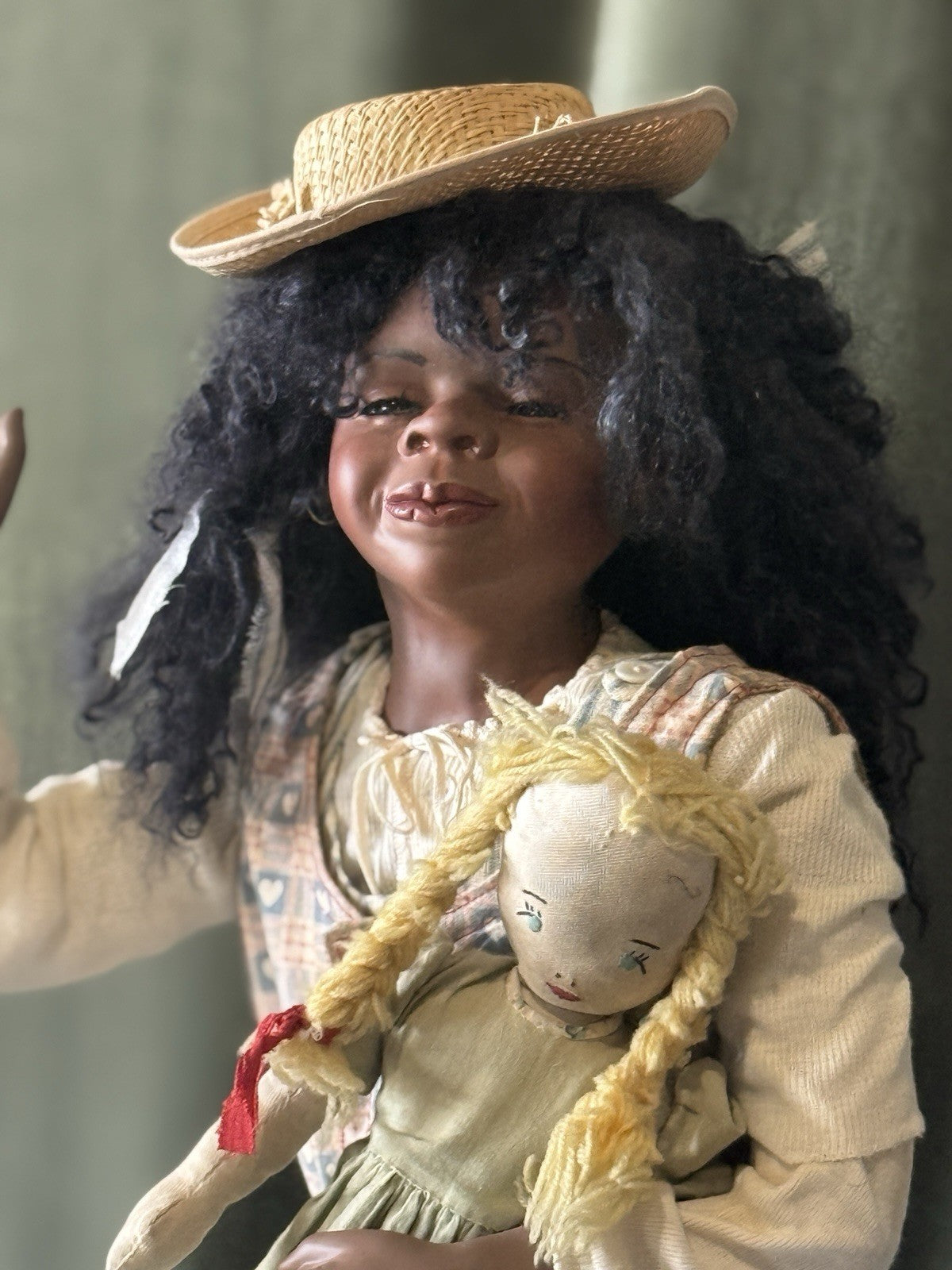 Reproduction Of “Lucinda ” by Mary Van Osdell Porcelain 24” Doll