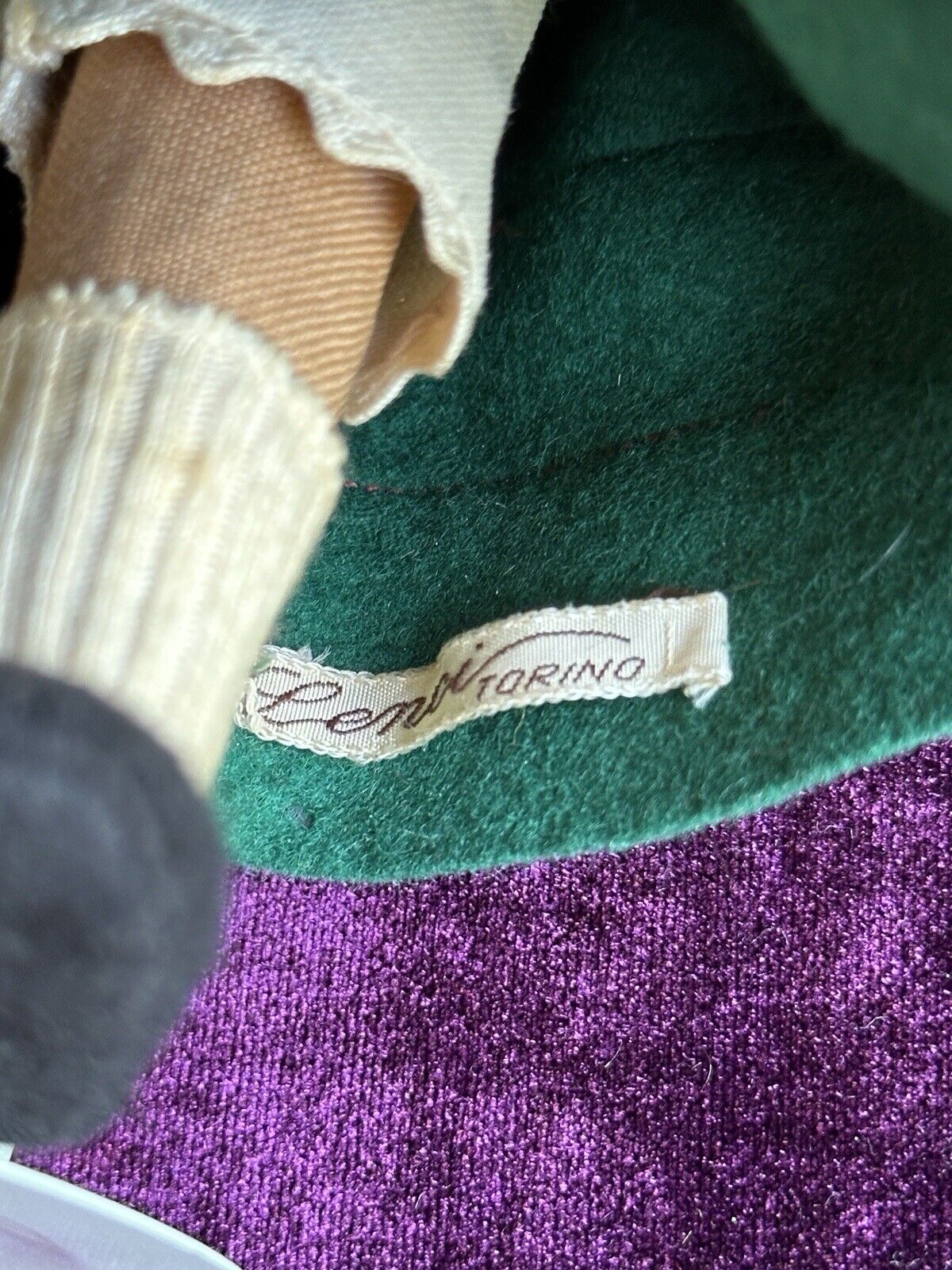 Vintage Italian 9” Lenci Mascotte Felt Cloth Doll with Tags