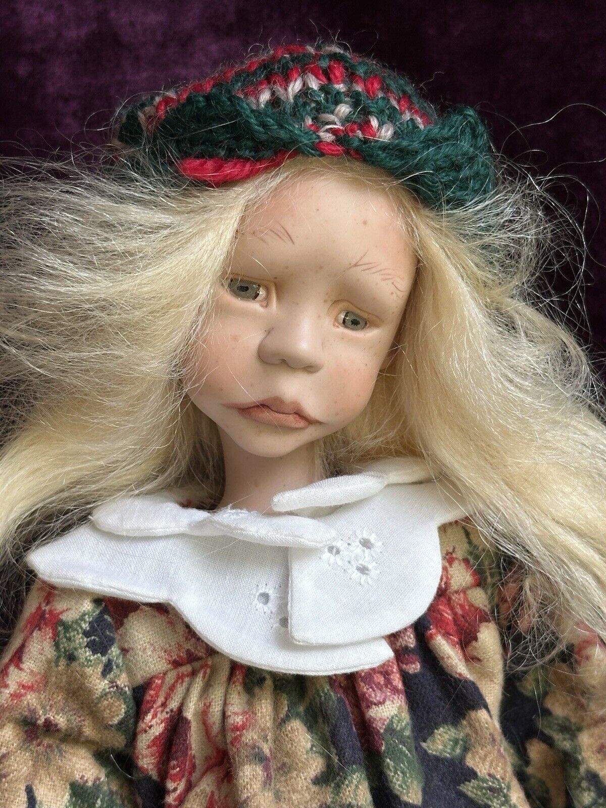 Collectible Porcelain 15” Artist Doll Chloe by Sandi McAslan LE 50