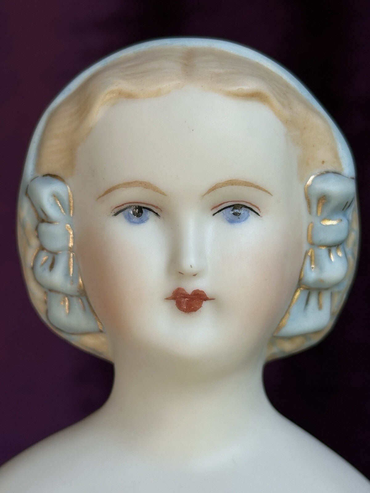 Vintage 16” Porcelain Victorian Reproduction of Parian Fashion Lady Doll