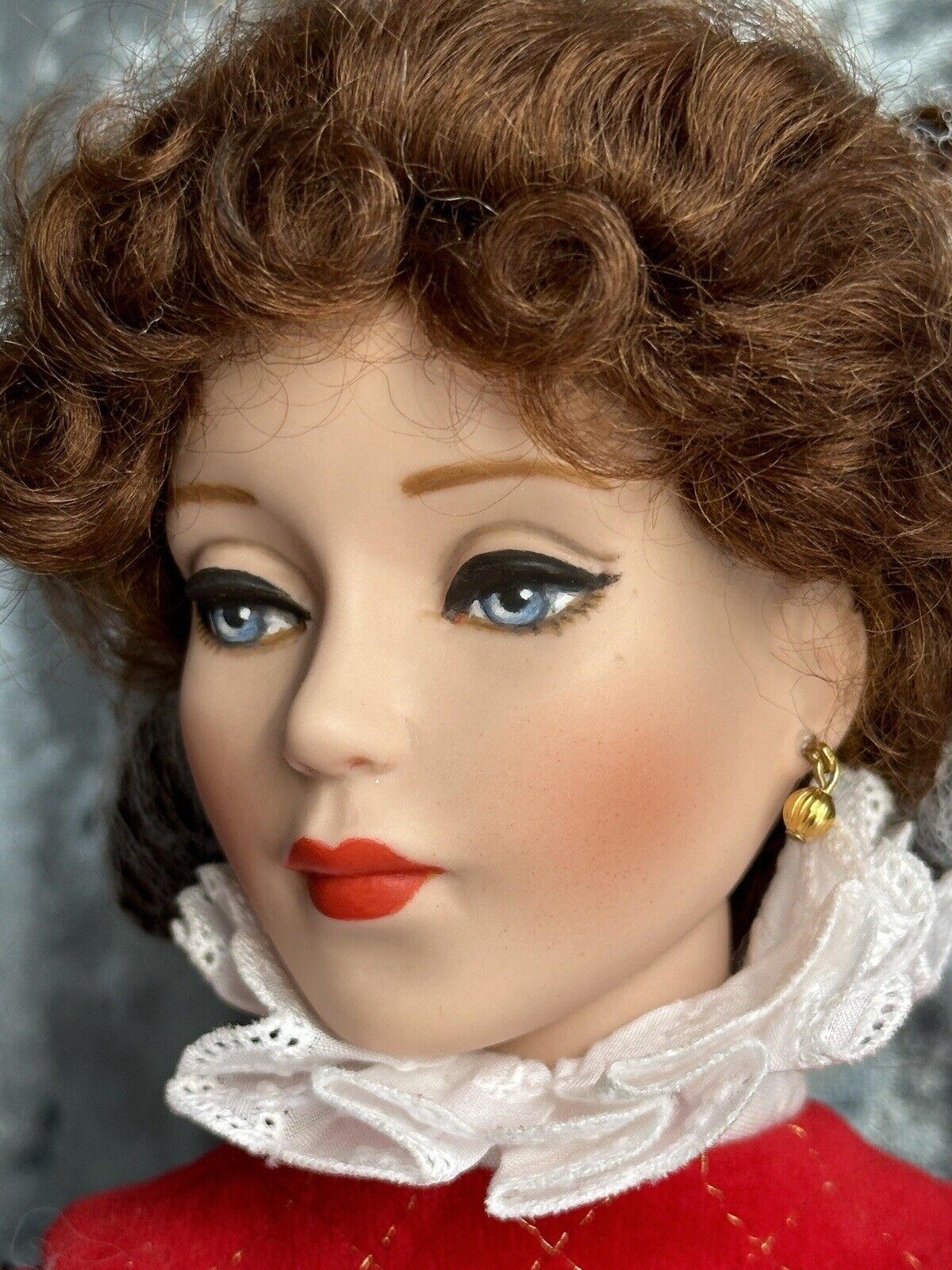Signed Collectible 19” Robert Tonner Porcelain Queen of Hearts (?) Doll LE 125