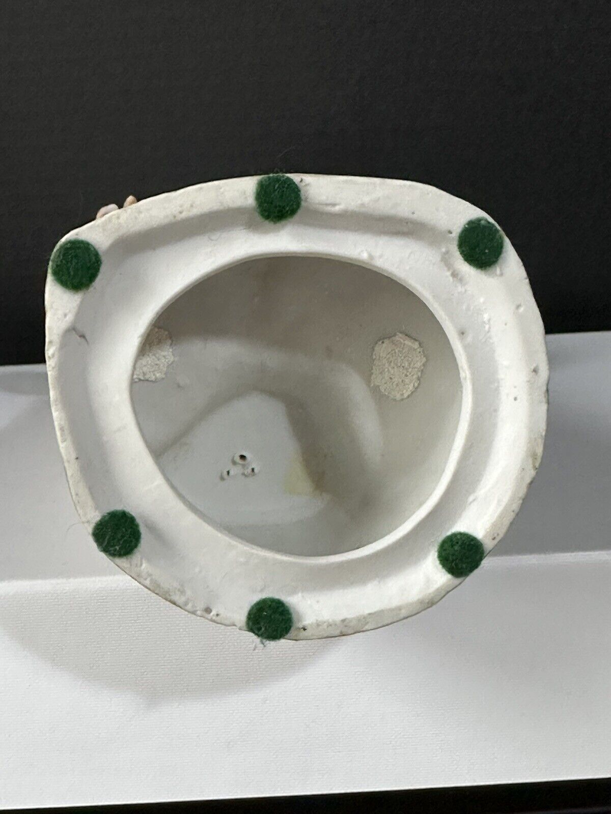 Antique Bisque Unmarked Large 12” Figurine Girl With A Ball