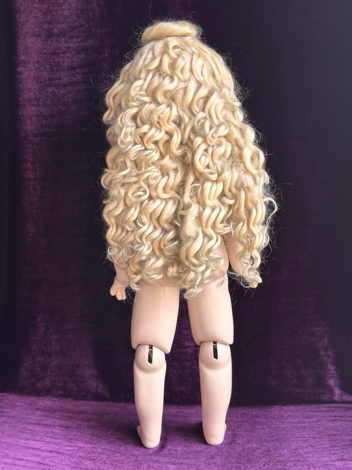Vintage Porcelain/Comp. 22” Artist Reproduction of Antique French Bru Jne Doll