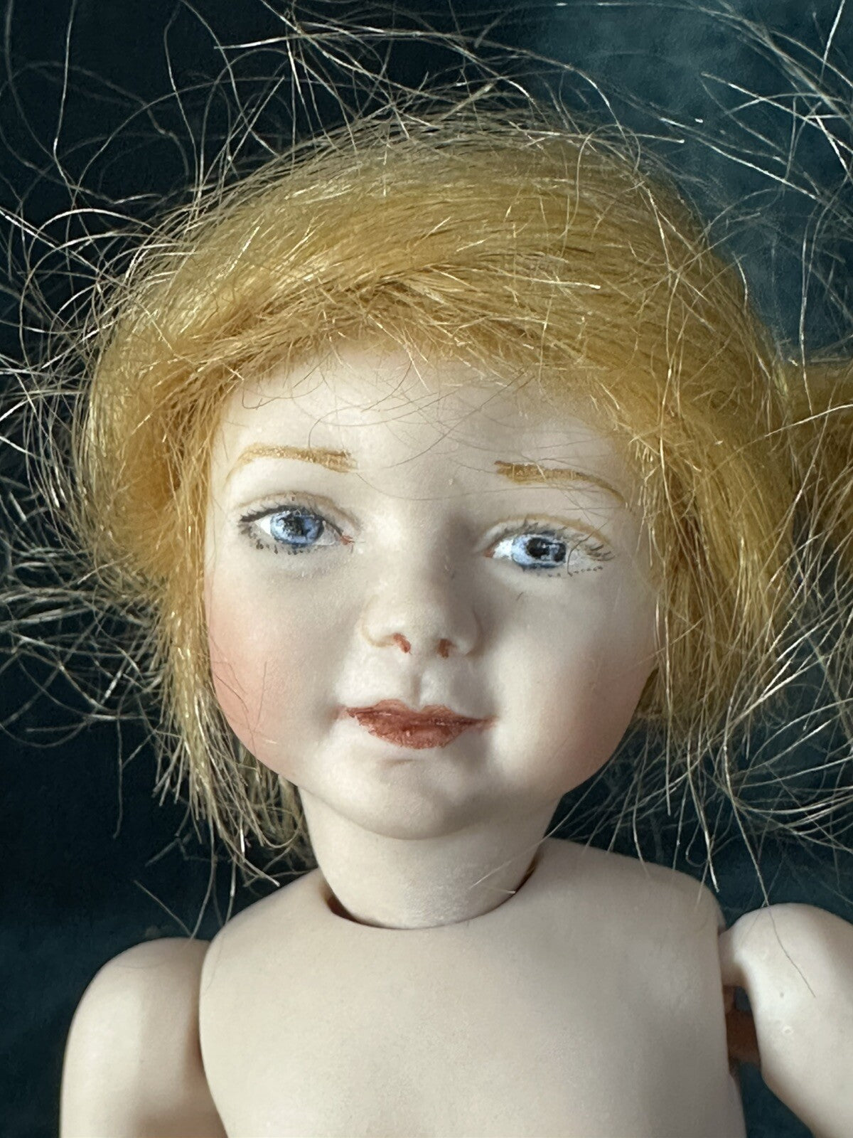 Artist Porcelain 6 1/2” Doll “Faye” by Andrea Robbins LE 17/25