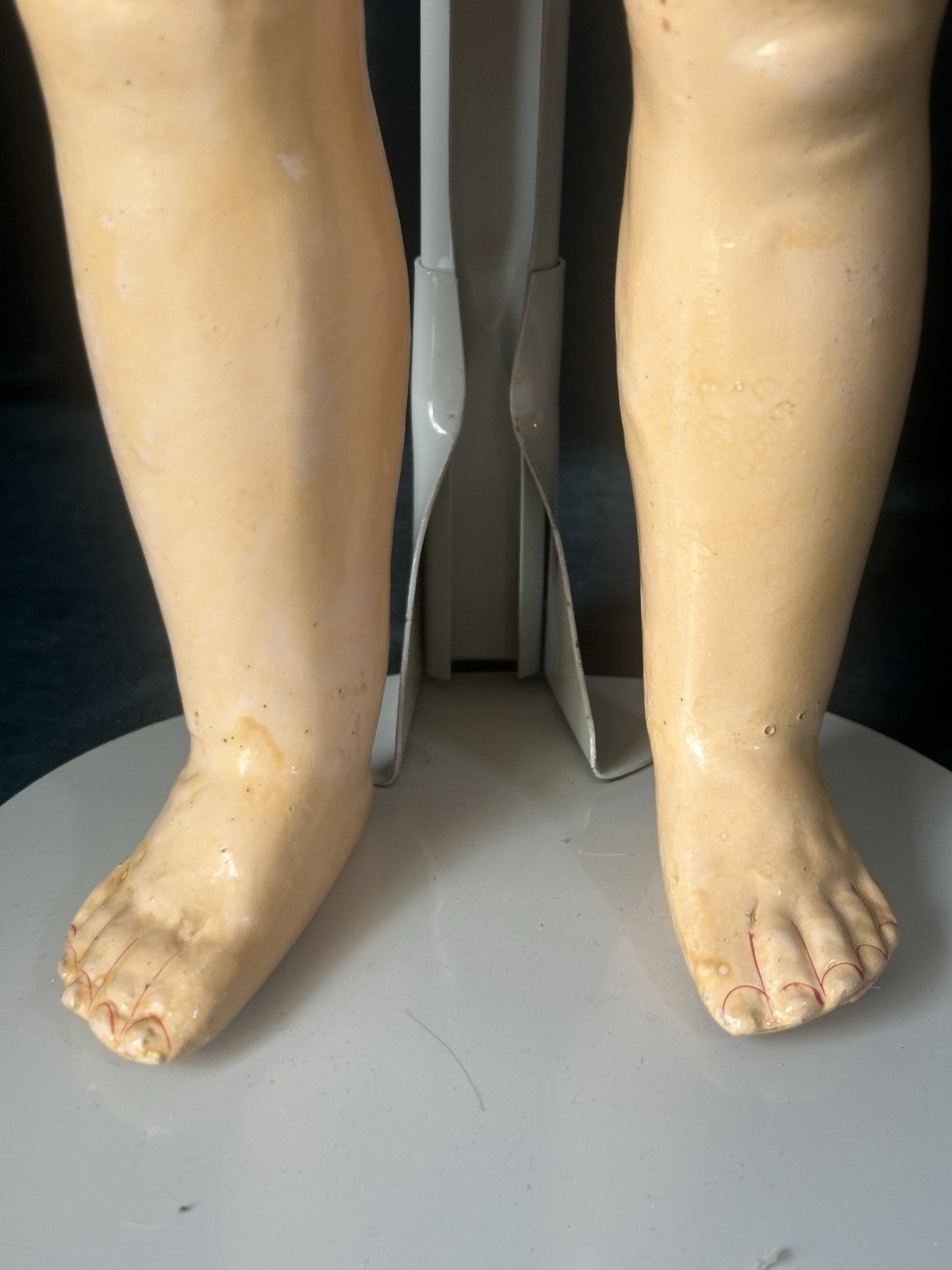 Antique German Shoenau & Hoffmeister Mold 1906 Bisque Head 27” Doll
