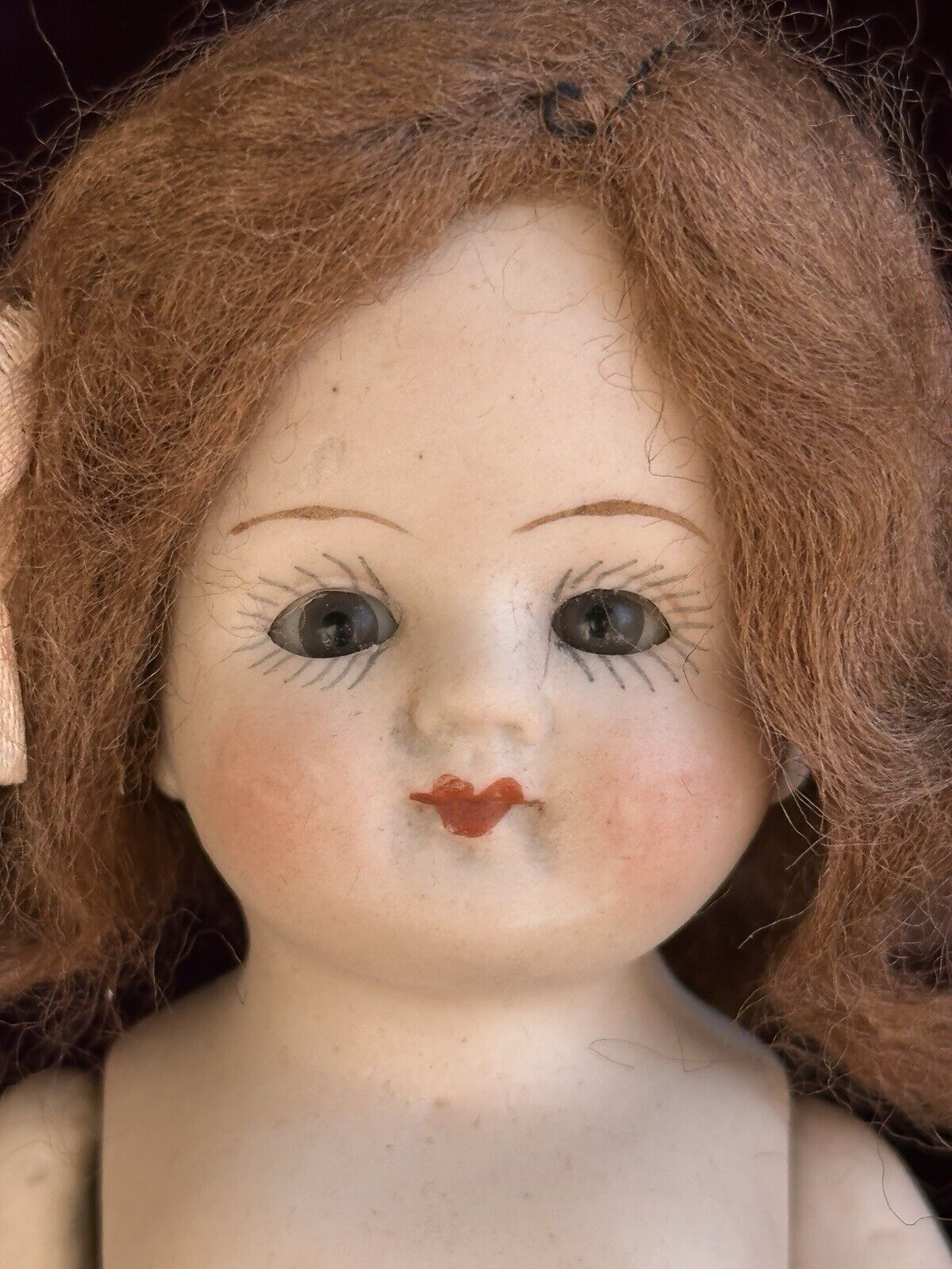 Antique German Limbach Bisque Mignonette 6” Doll “Our Mary” Mold P. 607/1