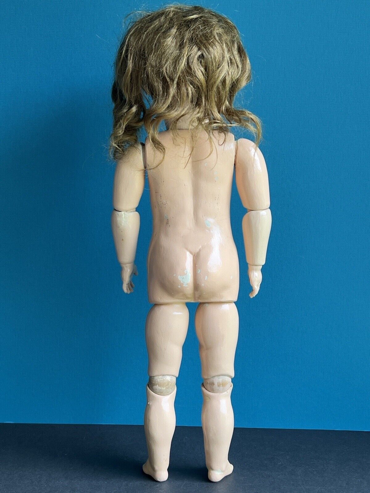Rare Antique American 20” Composition Doll by F.A.M. Doll Company
