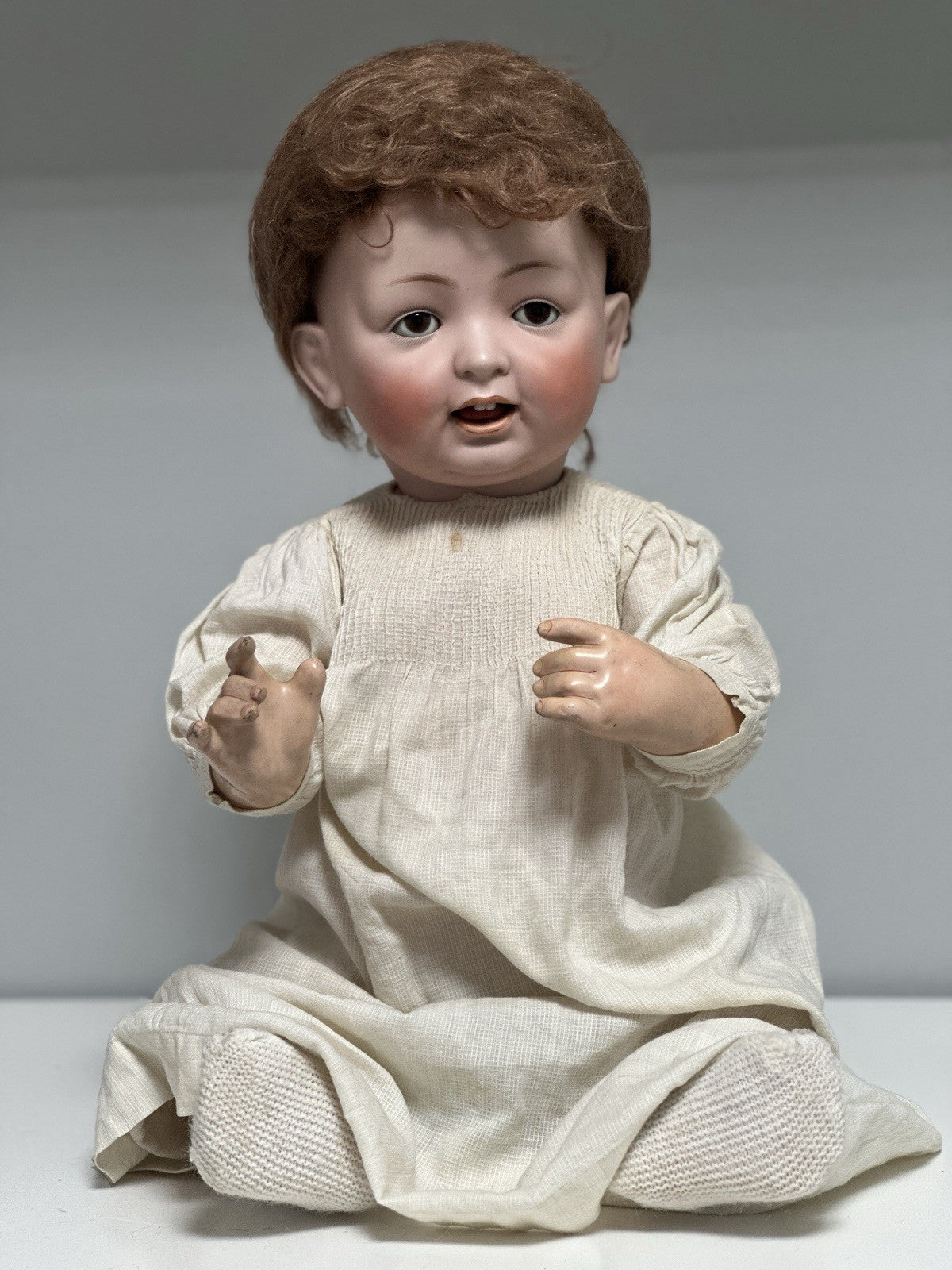 Large 23” Antique JDK Kestner 226 Bisque Baby Doll Composition Body