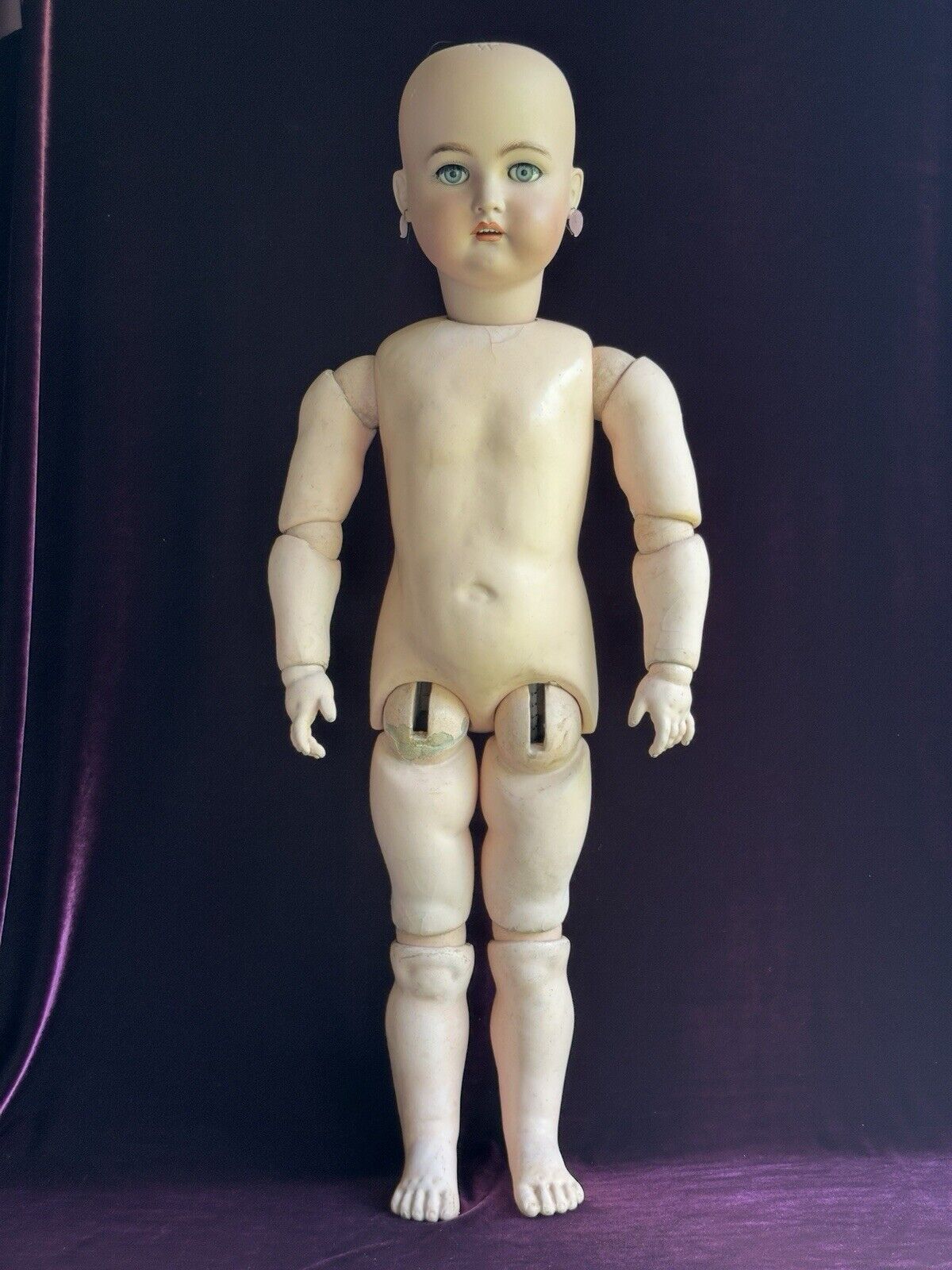 Large Antique German 31” Simon Halbig Kammer Reinhardt 80 Bisque Head Doll