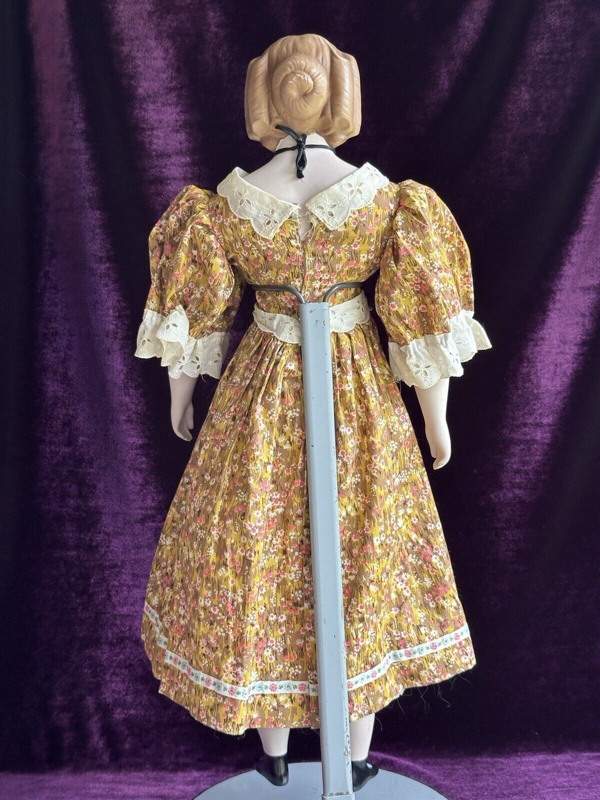 Rare Large 24” Parian Vintage Porcelain Miss Kentucky Doll by Artist Fawn Zeller