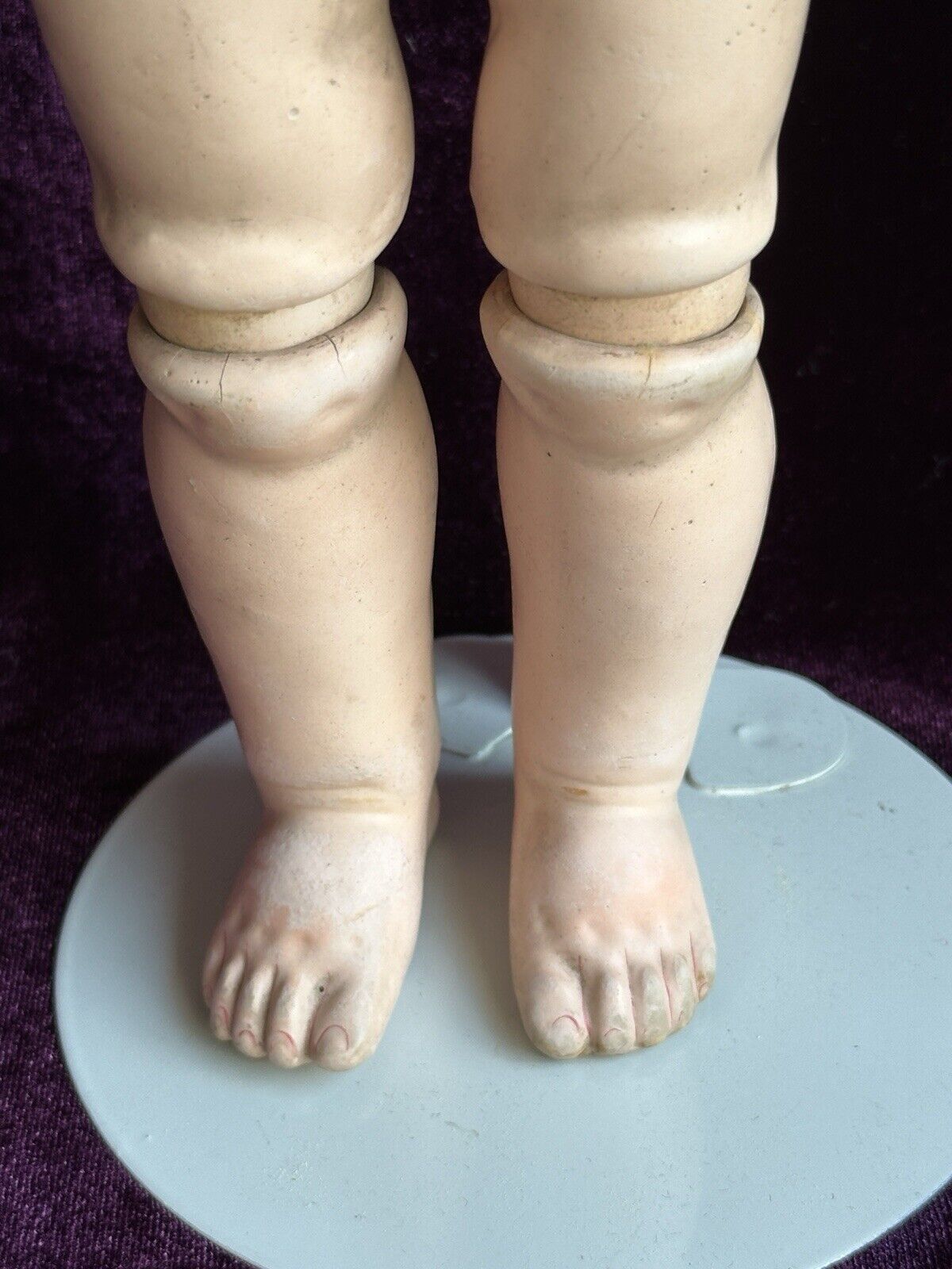 Antique German 14.5” Gebruder Heubach 7602 Pouty Bisque Head Character Boy Doll