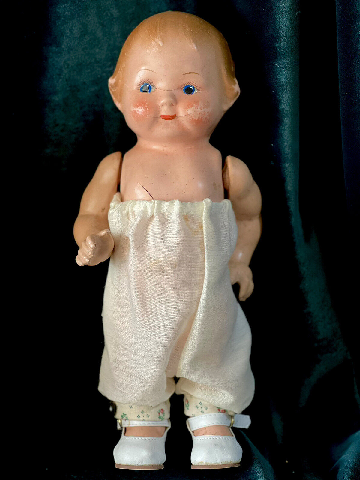 Rare Antique 1910’s Horsman E.I. H. Composition 12" Peterkin Doll