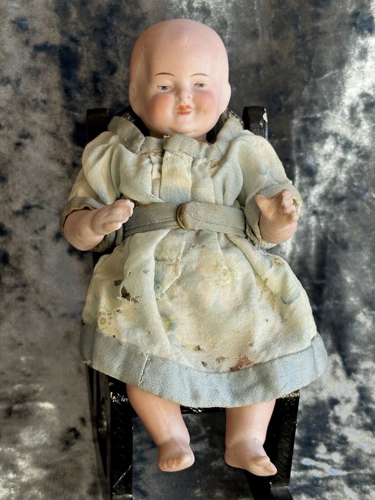 Unidentified All Bisque Antique German Marked 172 Kammer Reinhardt (?) Baby Doll