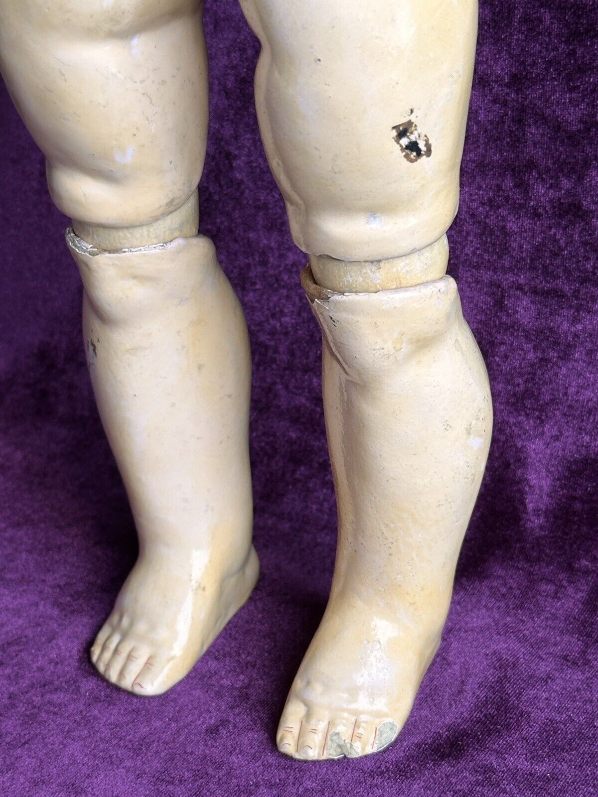 Antique German 20” Simon Halbig 1079 Dep Bisque Head Doll