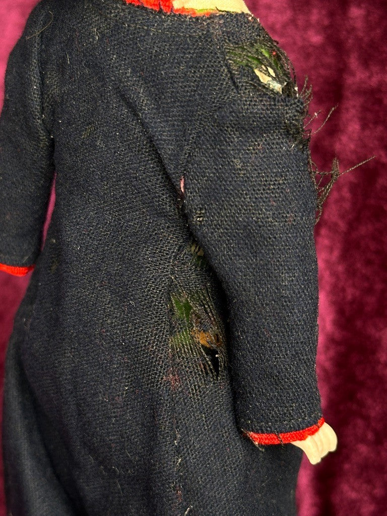 Antique German 10" Kling Bisque Shoulder Head Boy Doll